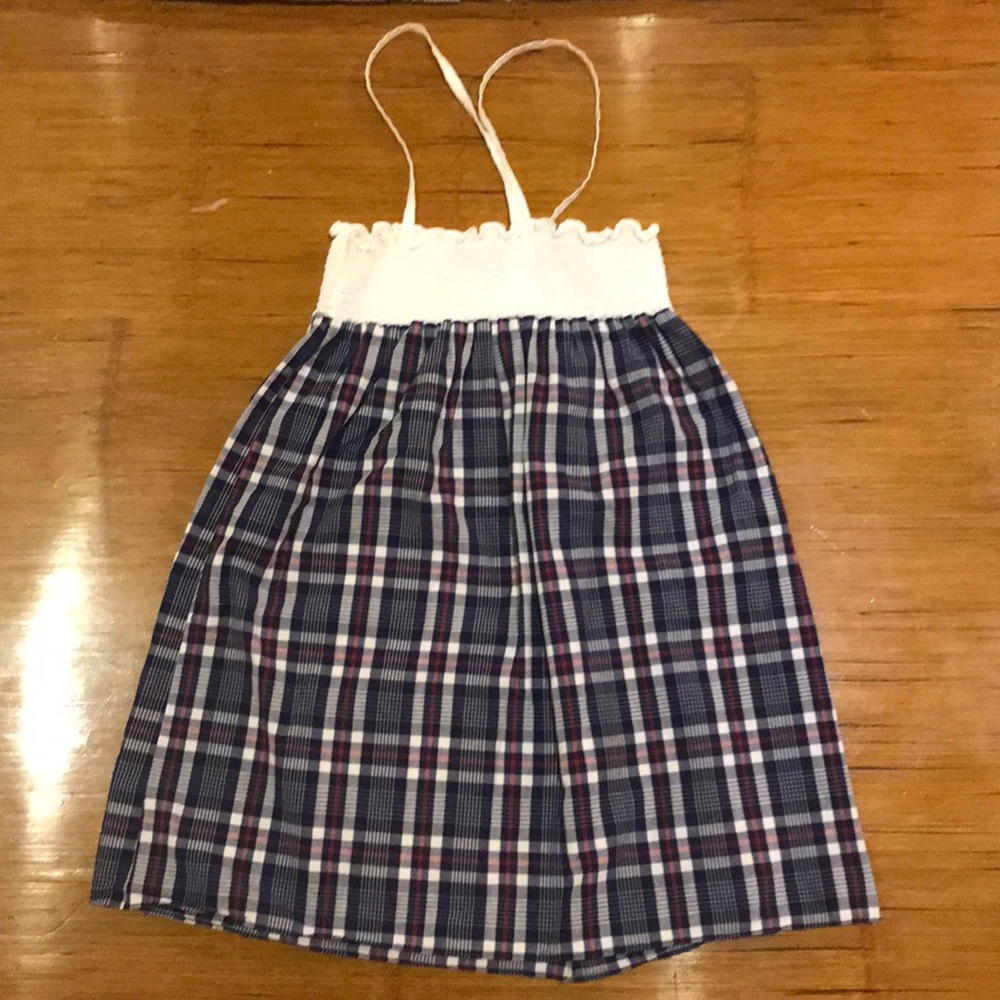 Steven Alan woven dress with shirred top